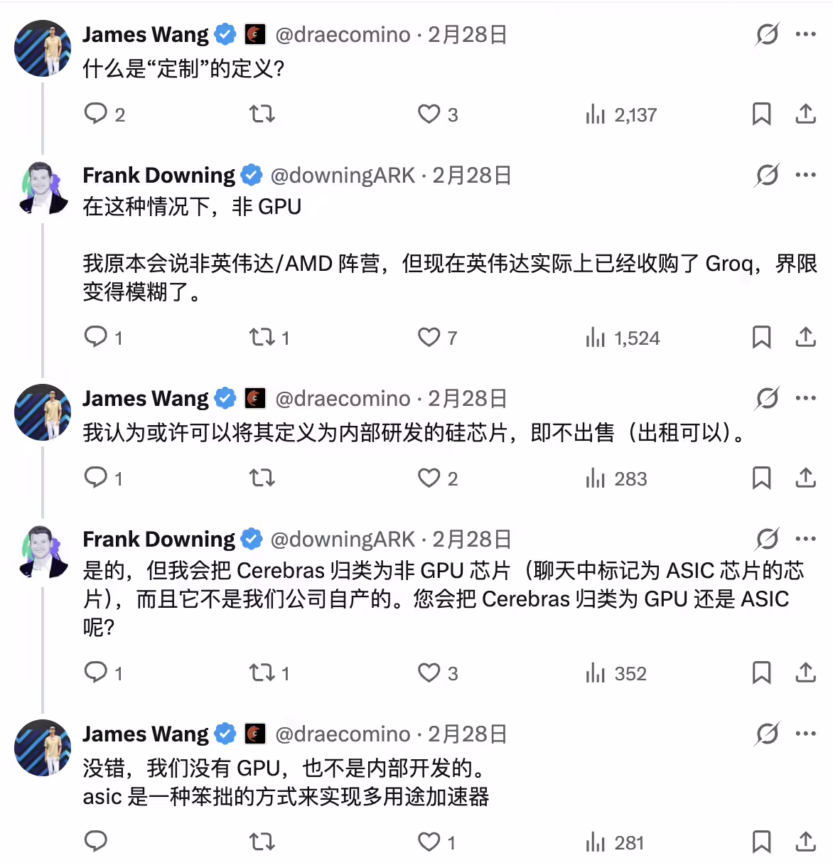英伟达的对手来了！华尔街明星基金经理“木头姐”旗下公司ARK预测称2030 年定制芯片将占算力市场三分之一，